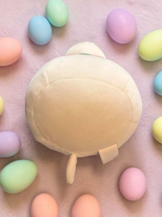 8" Squishmallows Peanuts Easter Snoopy with Bunny Ears and Plaid Pattern - Picture 4 of 4